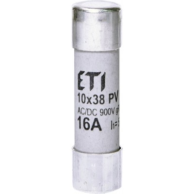 Плавка вставка (запобіжник) CH10x38 gR 16A/900V AC/DC 002625033
