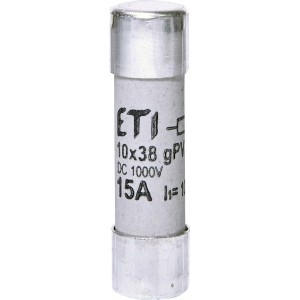 Плавка вставка (запобіжник) CH10x38 gPV 15A 1000V UL 002625112