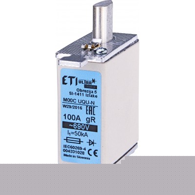 Плавка вставка (запобіжник) M000UQU-N/125A/690V 004331029