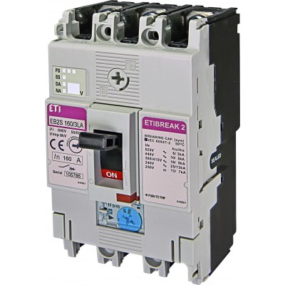 Промисл. автоматичн. вимикач EB2S 160/4SA 80A 4p 004671912