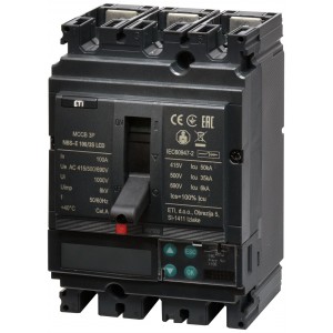 Промисл. автоматичн. вимикач NBS-E 100/3S LCD 100A 3P 004673049