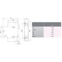 Разъединитель предохранителей PCF 10 1p+N LED 002550012