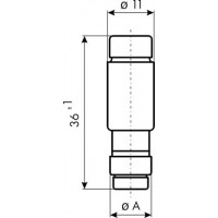 Плавка вставка (запобіжник) D01 UQ gR 2A/400V 004311001