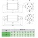 Плавка вставка (запобіжник) M3L gPV 350A/1100V DC UL 004110400