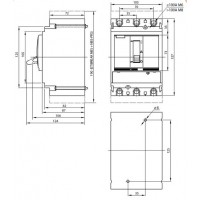 Промисл. автоматичн. вимикач NBS-TMS 160/3L 160A 3P 004673009
