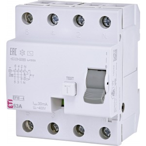 Диф.реле (ПЗВ) EFI6-4 AC 63/0.03 002062139 Не виготовляється