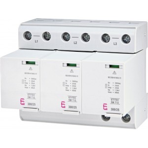 Обмежувач перенапруги ETITEC SM T12 300/25 3+0 RC 002440561