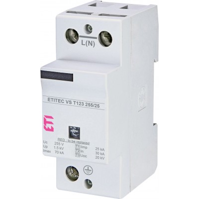 Обмежувач перенапруги ETITEC VS T12 255/25 1+0 RC 002442932