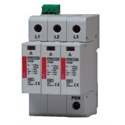 Обмежувач перенапруги ETITEC S C 275/20 4+0 002445360 Не виготовляється