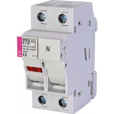 Разъединитель предохранителей EFD 8 1p+N NEON AD 002520322