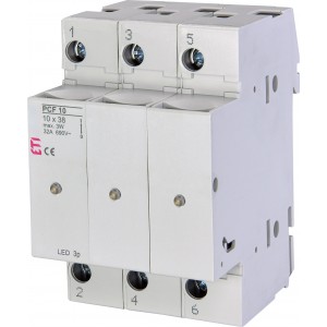 Разъединитель предохранителей PCF 10 3p LED 002550014