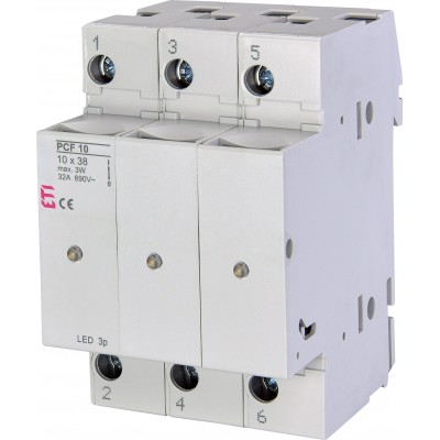 Разъединитель предохранителей PCF 10 3p LED 002550014