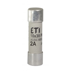 Плавка вставка (запобіжник) CH10x38 gR 2A/900V AC/DC 002625027