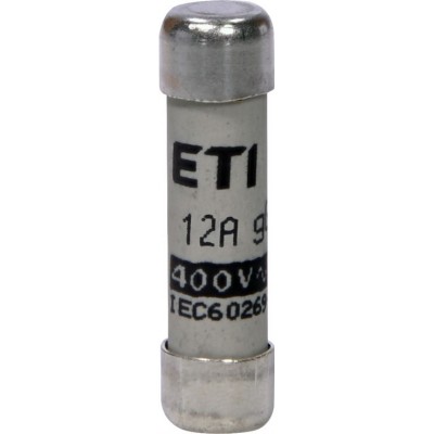 Плавка вставка (запобіжник) CH8x32 gG 12A/400V 002651007