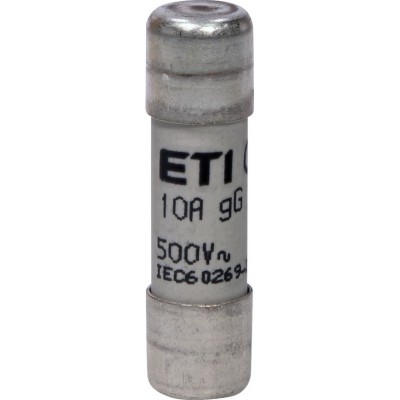 Плавка вставка (запобіжник) CH10x38 gG 10A/500V 002651017
