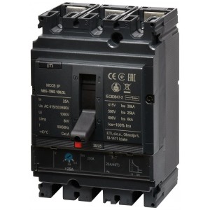 Промисл. автоматичн. вимикач NBS-TMS 100/3L 25A 3P 004673010