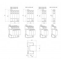 Обмежувач перенапруги ETITEC C T2 275/20 2+0 002440397
