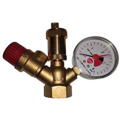 Группа безопасности котла SANLUX TERMO P100М*1"(2,5 bar)