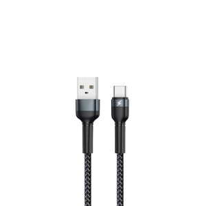 Кабель Remax Jany USB 2.0 to Type-C 2.4A 1M Черный (RC-124a)