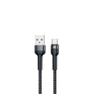 Кабель Remax Jany USB 2.0 to Type-C 2.4A 1M Черный (RC-124a)