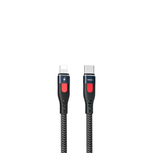 Кабель Remax Lesu Pro Aluminum Alloy Type-C to Lightning PD 20W 1M Черный (RC-188i)