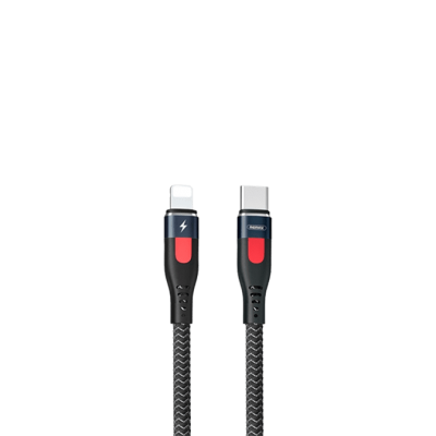 Кабель Remax Lesu Pro Aluminum Alloy Type-C to Lightning PD 20W 1M Черный (RC-188i)