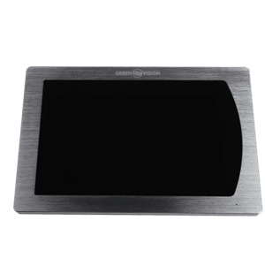 Цветной Сенсорный AHD видеодомофон Green Vision GV-056-AHD-J-VD7SD silver