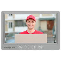 Цветной AHD видеодомофон GreenVision GV-058-AHD-M-VD7SD Grey