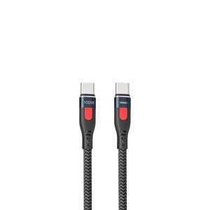 Кабель Remax Lesu Pro Aluminum Alloy Type-C to Type-C PD 100W 1M Черный (RC-187c)