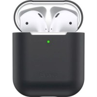 Чехол Baseus для наушников AirPods Черный (WIAPPOD-BZ01)