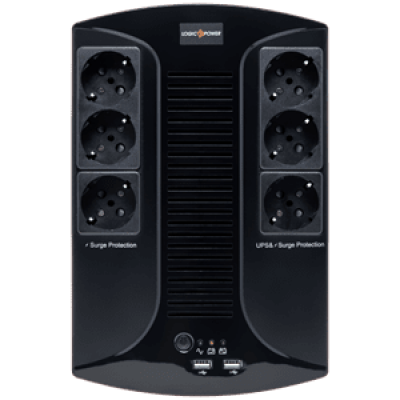 Джерело безперебійного живлення (UPS)  LogicPower LP 650VA-6PS (390W)