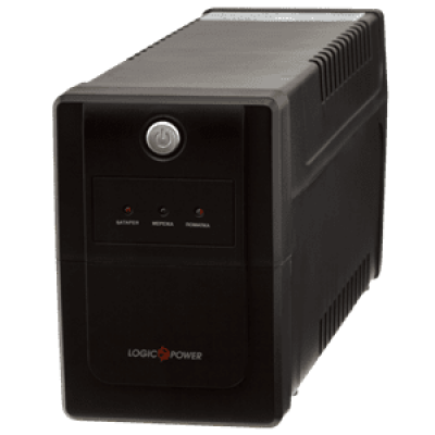 Джерело безперебійного живлення (UPS) LogicPower LPM-825VA-P (577W) 