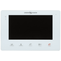 Цветной видеодомофон Green Vision GV-053-J-VD7SD white