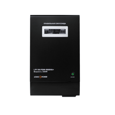 ДБЖ з чистою синусоїдою Logicpower LPY-W-PSW-5000VA+ (3500W) 10A/20A 48V
