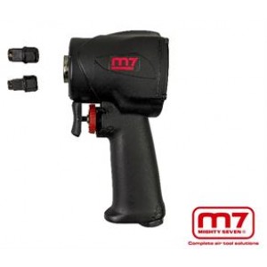 Mighty Seven Пневмогайкокрут 1/2"- 3/8" 9000 об/хв 813/678 Нм зі змінним квадратом