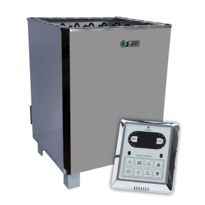 Електрокам'янка EcoFlame SAM D-12 12 кВт + пульт CON6