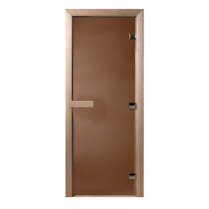 Двери DoorWood бронза прозрачная 3 петли 70/190 ольха
