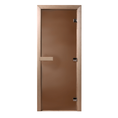 Двери DoorWood бронза прозрачная 3 петли 70/190 ольха