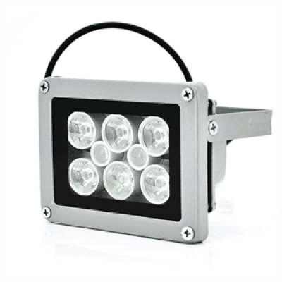 Прожектор спрямований з сутінковим датчиком YOSO 12V 1.2W, 6 + 2LED, IP66, кут огляду 60 °, дальність до 30м, 110 * 86 * 63мм, BOX