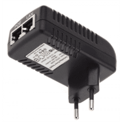 POE інжектор 48V 0,5A (24Вт) з портами Ethernet 10/100Мбіт / с
