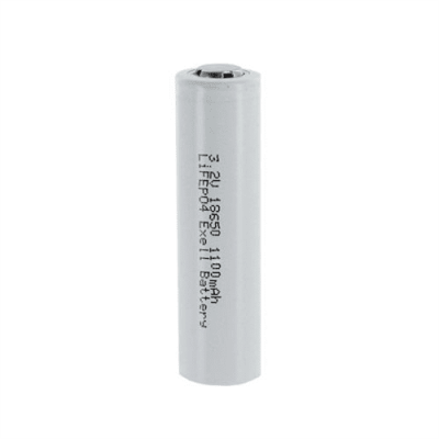 Літій-залізо-фосфатний акумулятор LiFePO4 IFR18650 1100mah, 3.2v, Blue