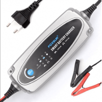 Автоматичне ЗУ 3 в 1 для акумулятора 6V (2-20Ah) / 12V (24-100Ah) (MF, WET, AGM, GEL), FOXSUR FBC1236, 100-240V, Струм заряду 6V / 0.8A, 12V / 3.6A, крокодили