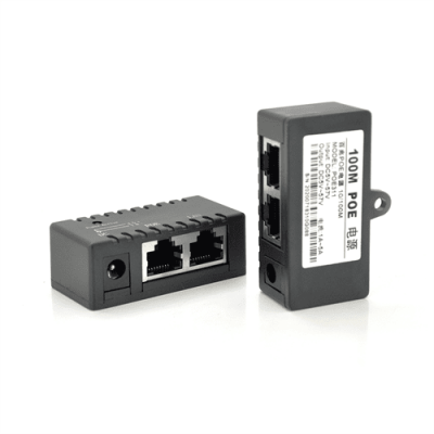 POE інжектор IEEE 802.3af PoE з портом Ethernet 10/100 Мбіт / с