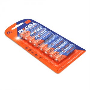 Батарейка лужна PKCELL 1.5V AA / LR6, 8 штуки в блістері ціна за блістер