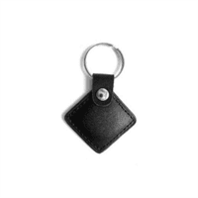 Безконтактний брелок IC MIFARE 13,56 МГц(MF-Leather ) у шкіряному чохлі, колір чорний