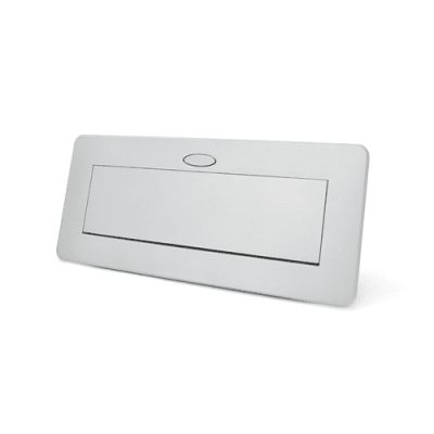 Розетка для підлоги висувна із заземленням J29L, дві розетки + 2 * USB, Input: AC 100-250V 16A, Silver