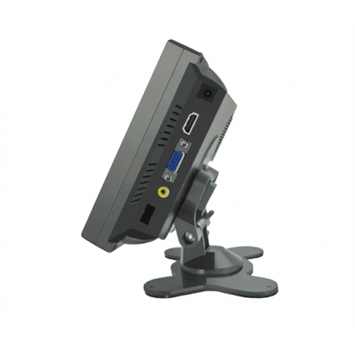 Автомобільний РК-монітор 7"(16：9), AV/VGA/HDMI роз'єми, 1024*600ips, 12-24V, BOX