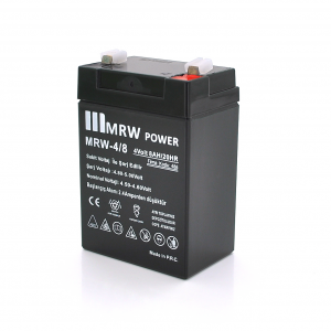 Акумуляторна батарея Mervesan MRV-4/8 4V 8Ah ( 100 x 45 x 70 ) Black Q20