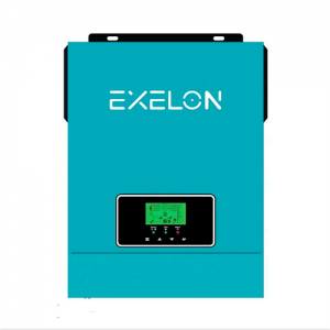 Інвертор Exelon EXS-3000/24, 3200VA, 24V, струм заряду 0-60A, MPPT (30-400VDC, 80A), 357x273x95mm, 4.8 kg