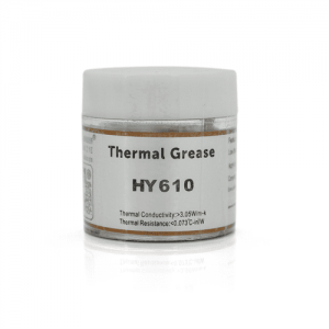 Паста термопровідна HY-610 10g, банку, Gold,> 3,05W / m-K, <0.073 ° C-in² / W, -30 ° ≈280 °, В'язкість -1K cPs, OEM Q38